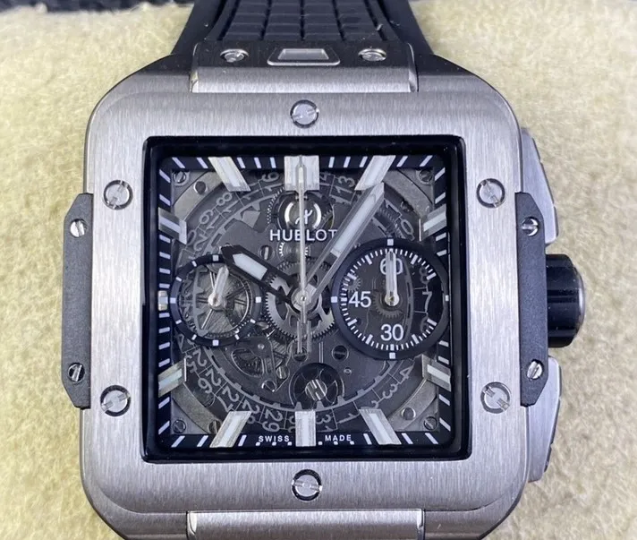 BB Factory Hublot SQUARE BANG UNICO 821.NX.0170.RX 1:1 Best Edition Replica Watch